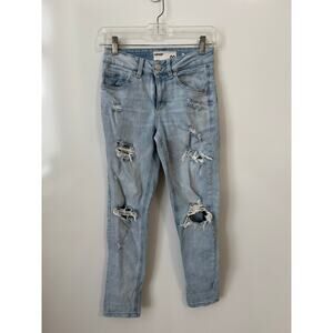 Garage Stretch Distressed Jeans Light Wash Size 00